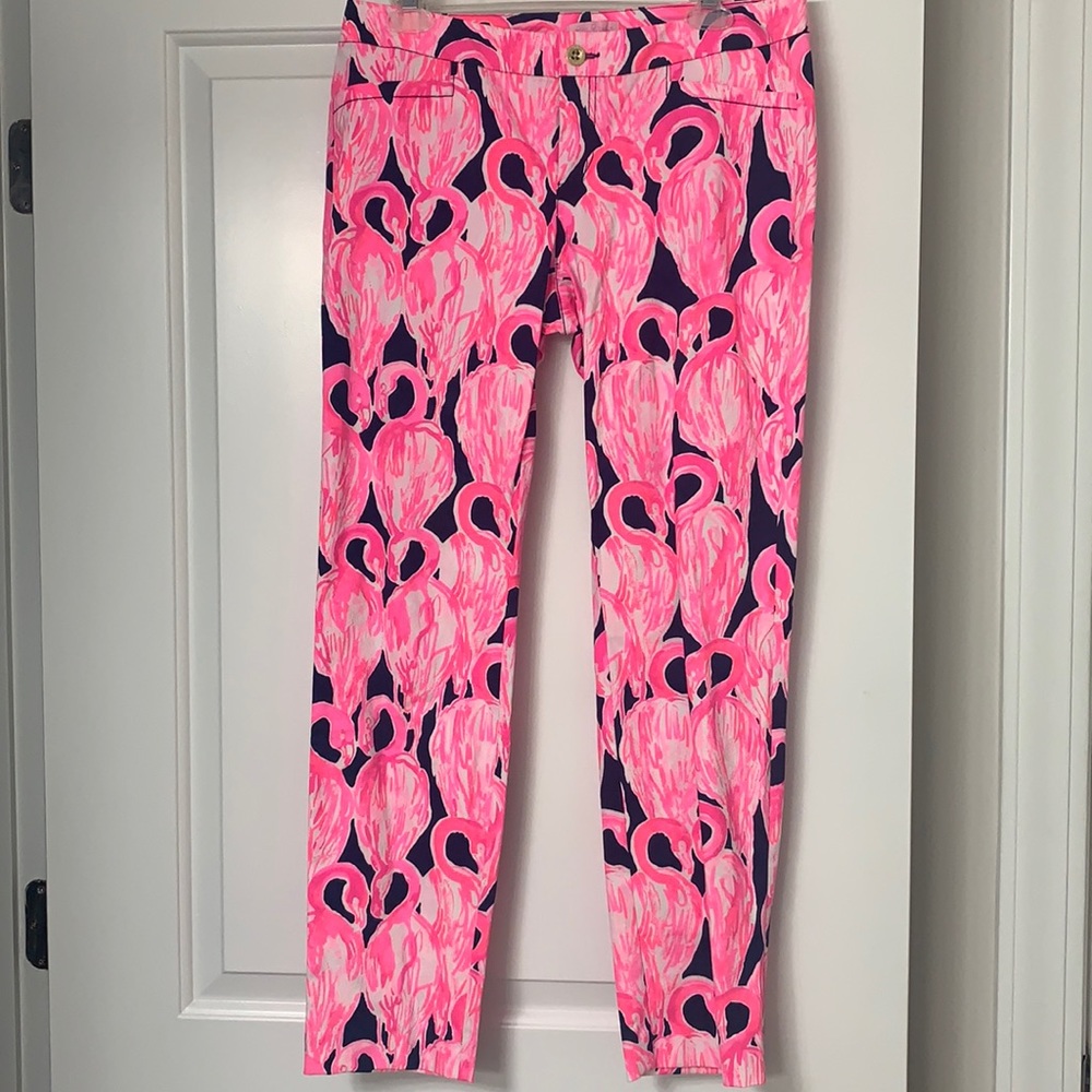NWOT Lilly Pulitzer Pants; super cute with navy or Lilly pink.